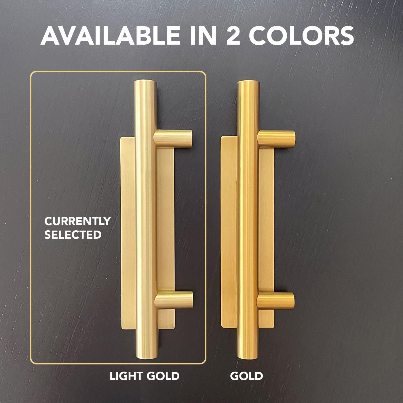 Rio Salto 12-Inch Gold Barn Door Handle Kit with Latch Lock Set Closet Brass Finish Pull Handle Flush Handles Hardware Large Sliding Door Handles 1-Door (Light Gold - 1Pack w/Lock)