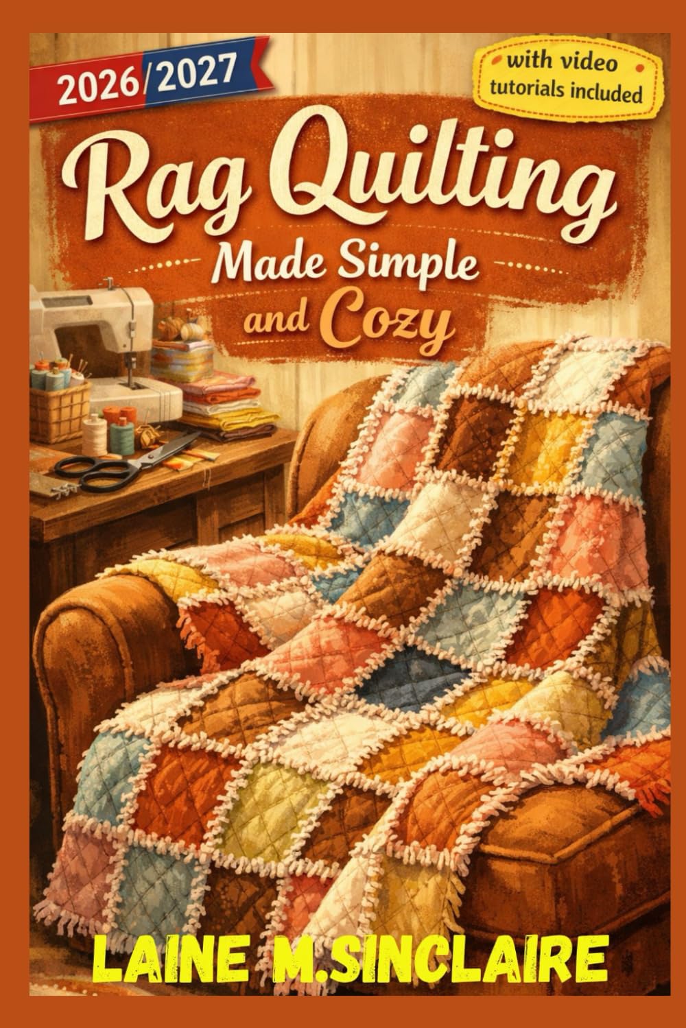 RAG QUILTING MADE SIMPLE AND COZY: How to Create Beautiful Frayed Quilts with Proven Techniques and Simple Patterns for Absolute Beginners
