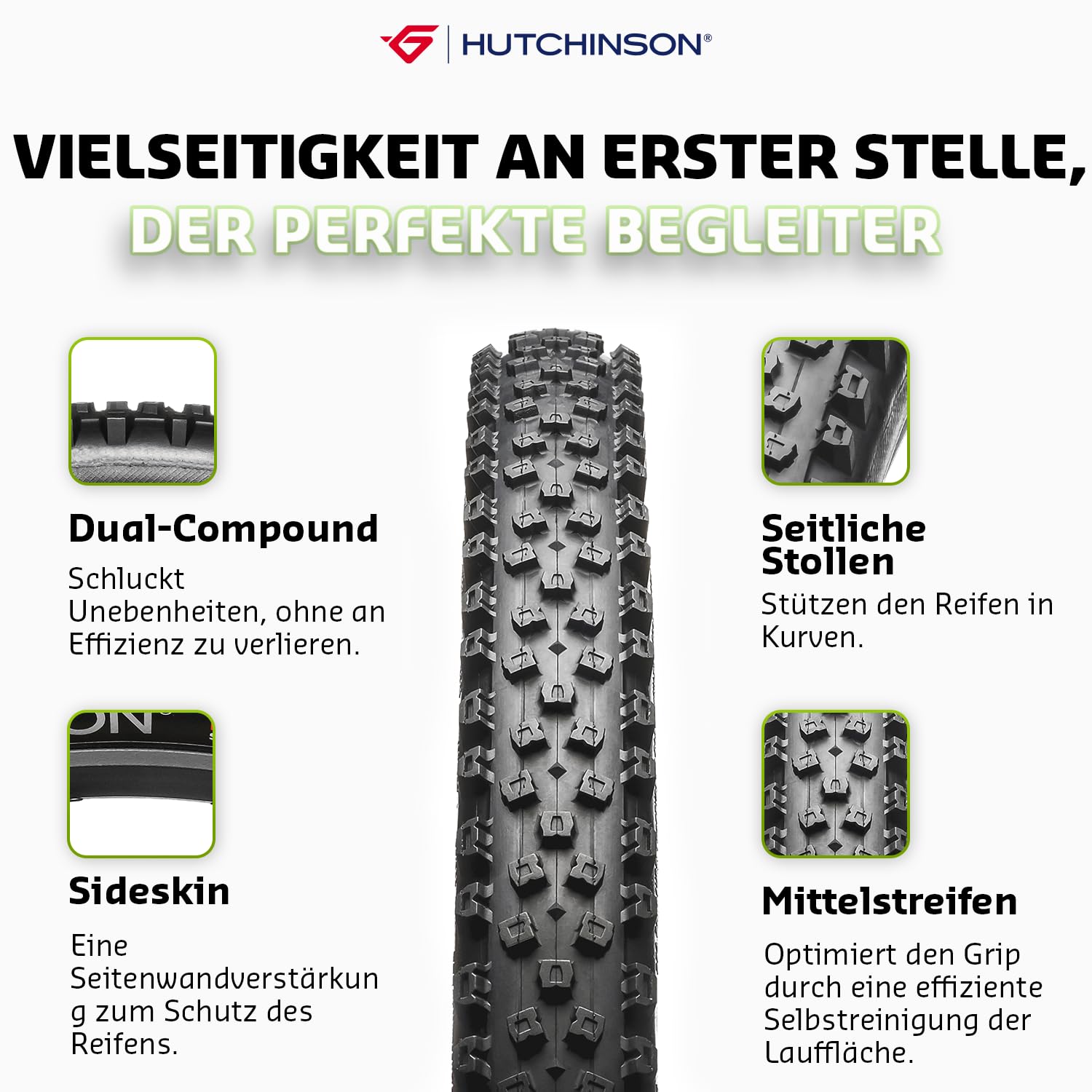 Hutchinson Hutchinson Toro MTB Reifen, Schwarz, 29x2.40
