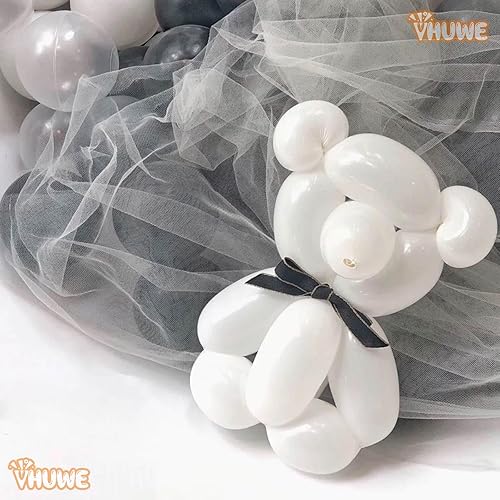 Miniatura 193 de 260 globos de color amarillo limón, paquete de 100 globos largos gruesos para arco, animales, payasos, niños, cumpleaños, fiestas, baby showers