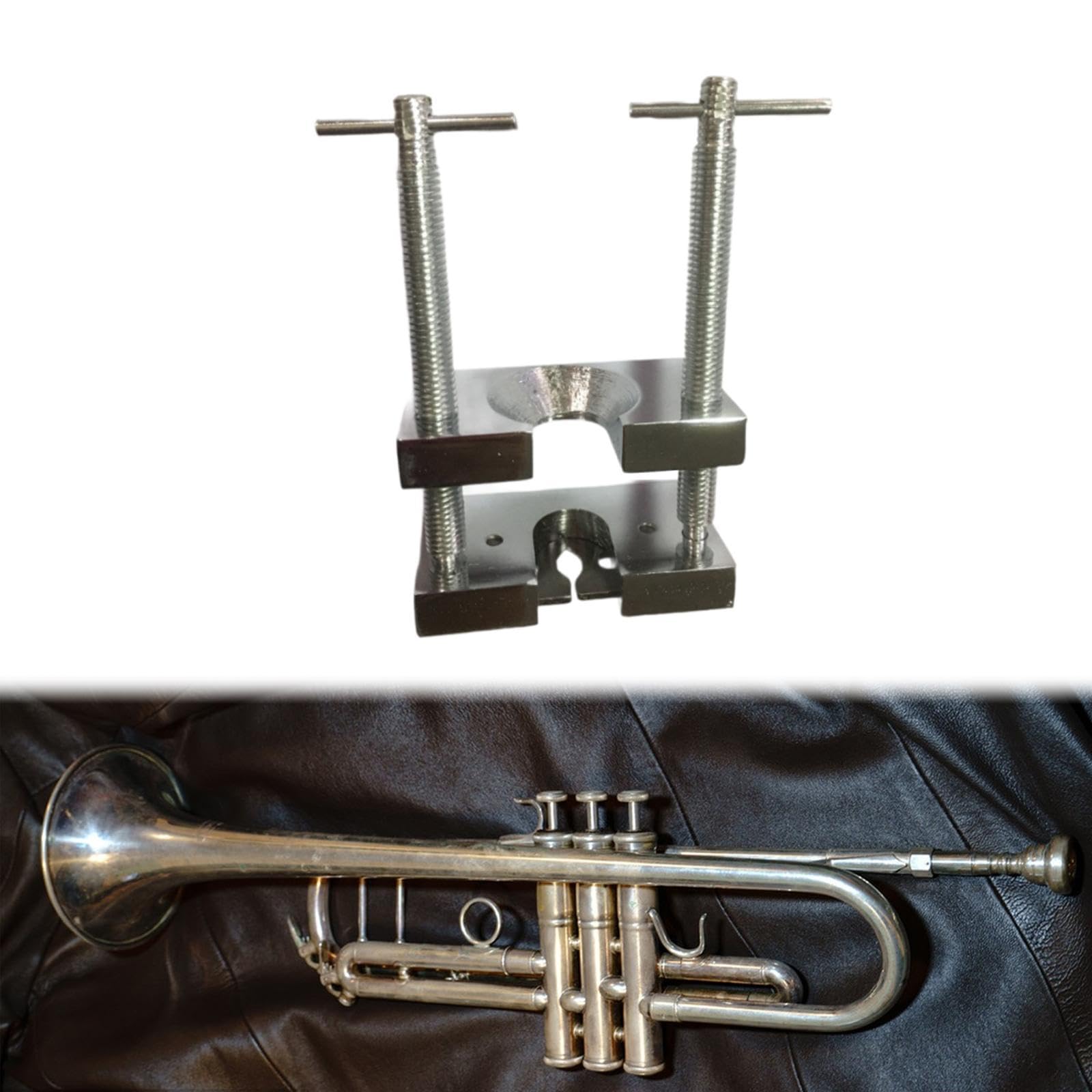 Amagogo Outil d'extraction d'embouchure de trompette Extracteur d'embouchure professionnel Extracteur d'embouchure de trompette pour instruments à vent en