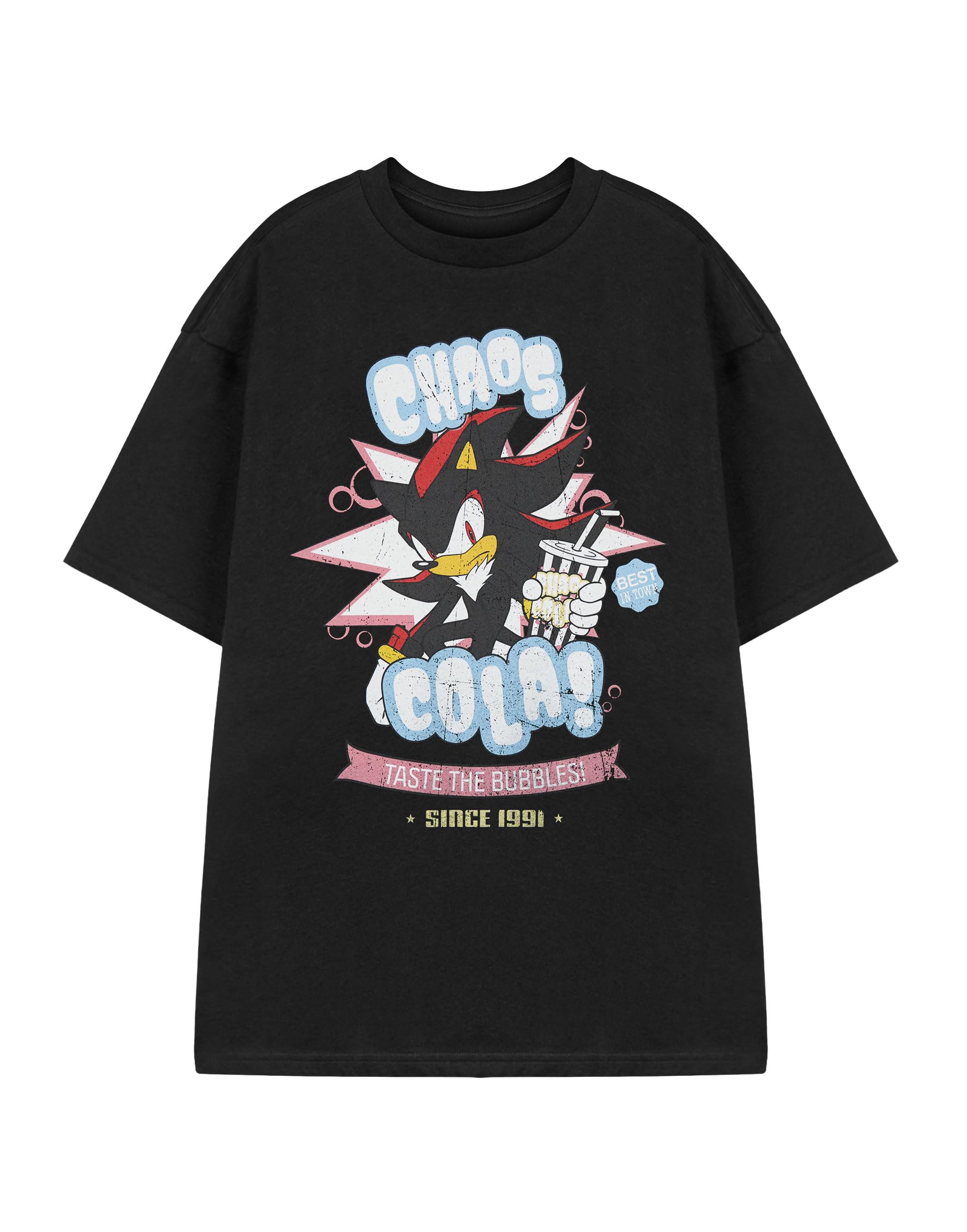 Shadow the Hedgehog Chaos Cola Graphic T-Shirt - Men's Black - S