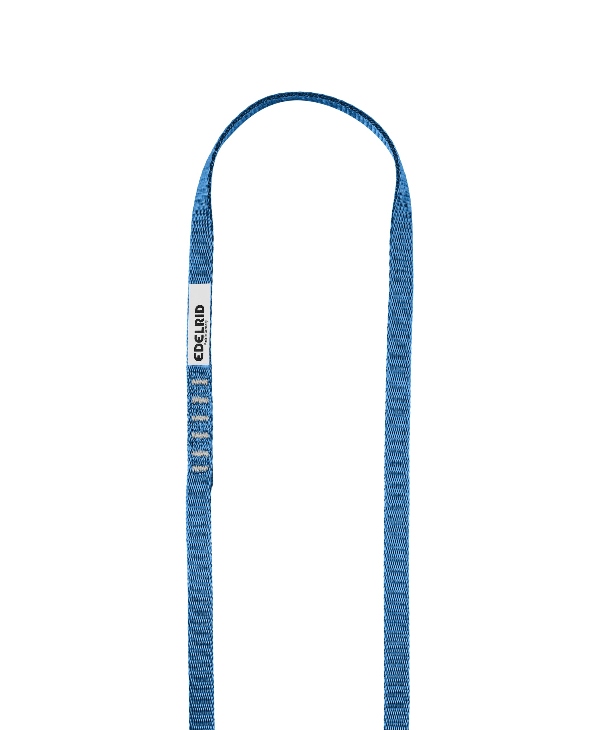 EDELRID Unisex – dla dorosłych Tech Web Sling 12 mm II pętle, niebieskie, 120 cm