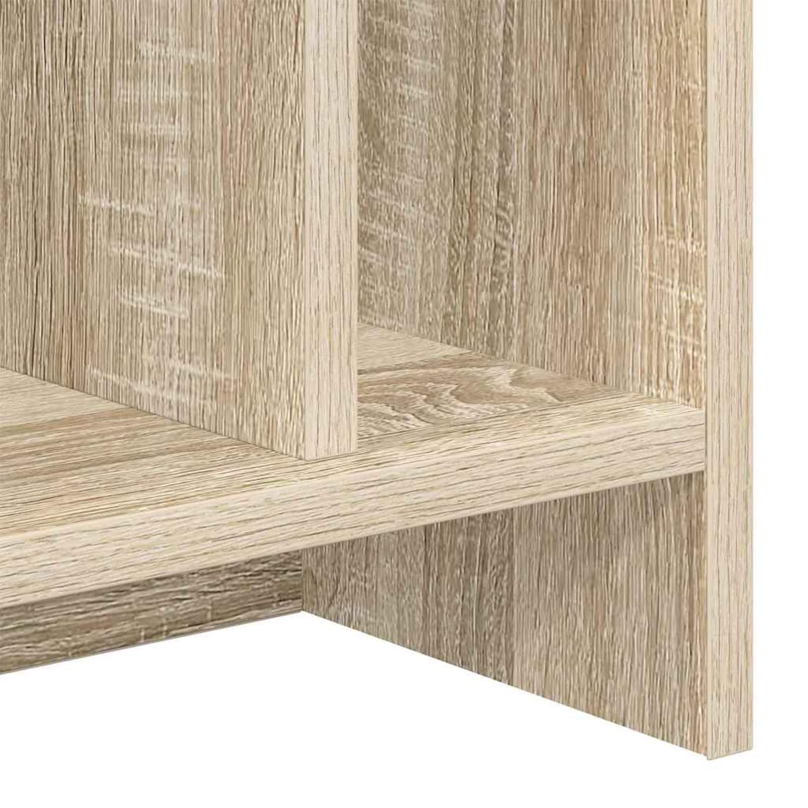 Gecheer TV-Ständer Sonoma-Eiche 50 x 35 x 45 cm Holzwerkstoff, Fernsehschrank Fernsehtisch TV-Lowboard für Wohnzimmer Home-Cinema Gamerzimmer891004