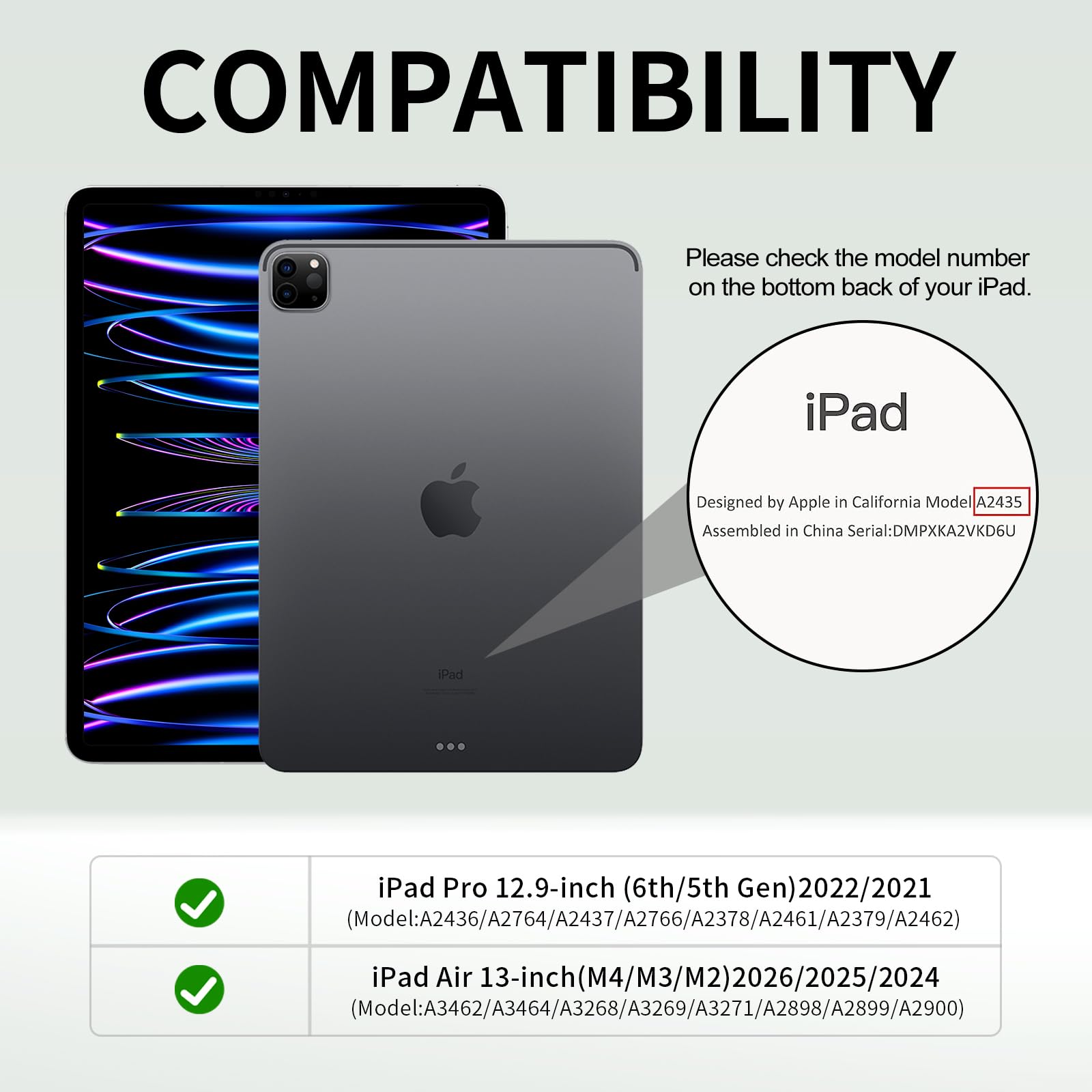 Amazon.co.jp: GKABXY iPad Air 13インチ ケース (M4/M3/M2) iPad Pro