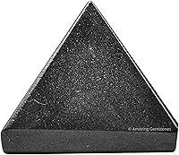 Vista 14 de Cristales curativos de pirámide de labradorita de Amazing Gemstone - Figurina de gran pirámide de 1" de piedra natural para meditación, Reiki