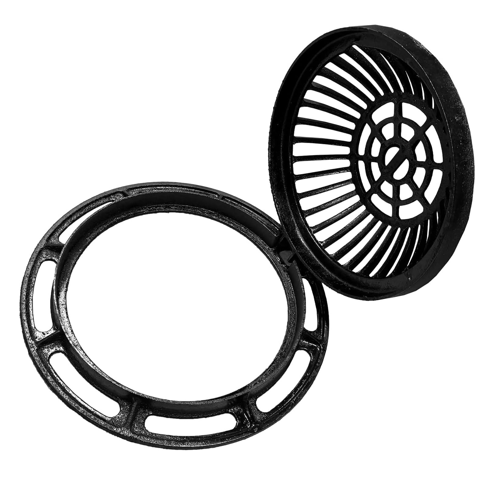 Grille de vidange en fonte 70 cm Sewa, l'excellence du drainage durable pour votre cour