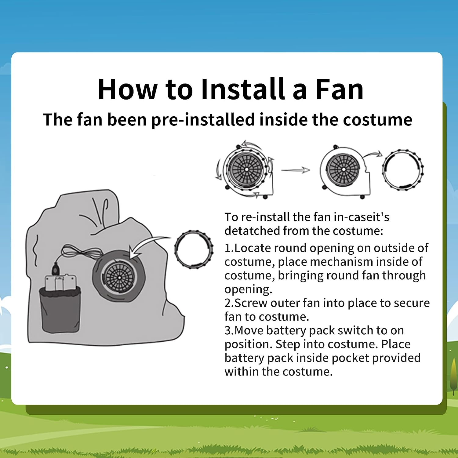 Inflatable Costume Fan Replacement,Halloween Mini Dinosaur Blow Up Pump