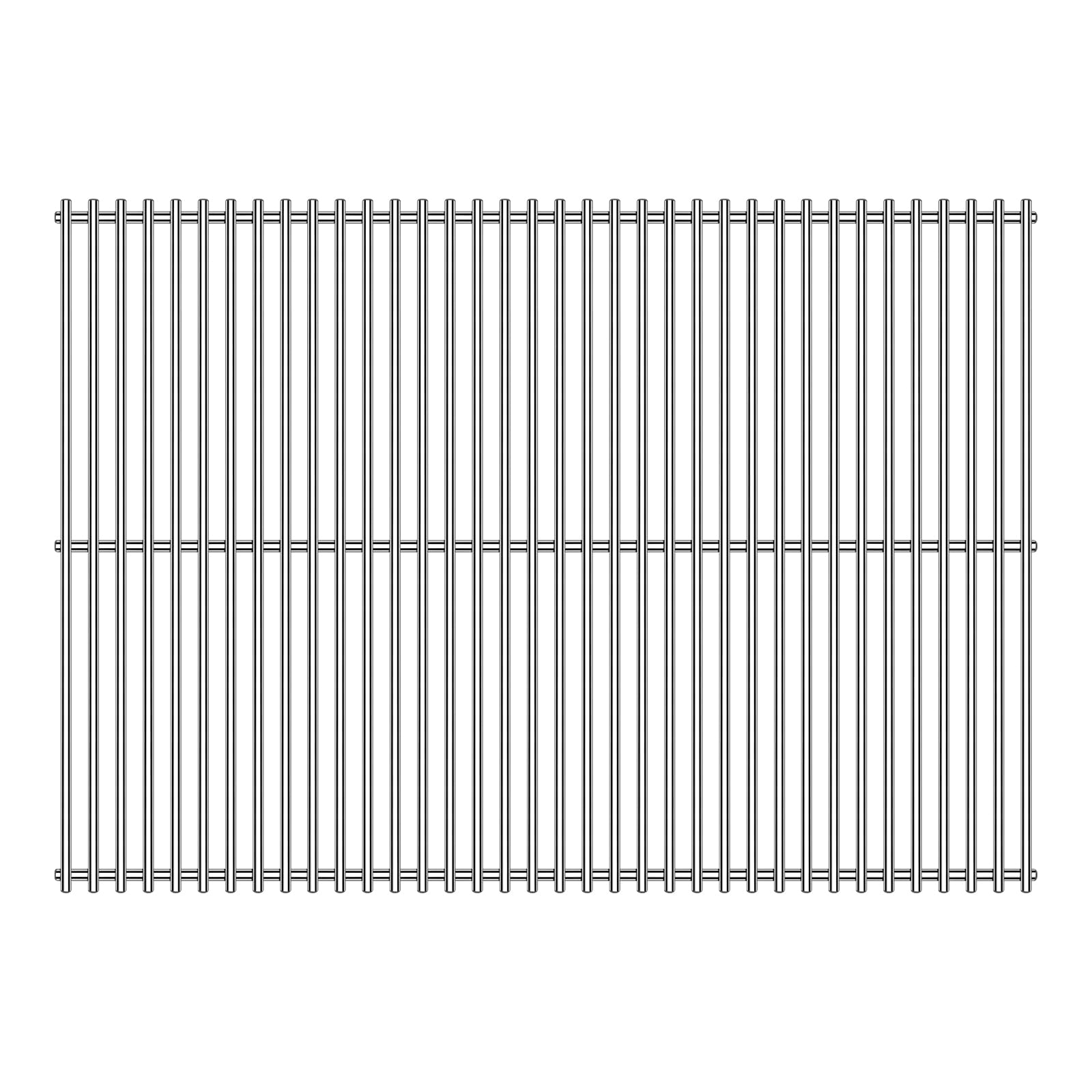 Grille de cuisson en acier inoxydable pour réussir vos barbecues conviviaux en famille de 63,5 cm