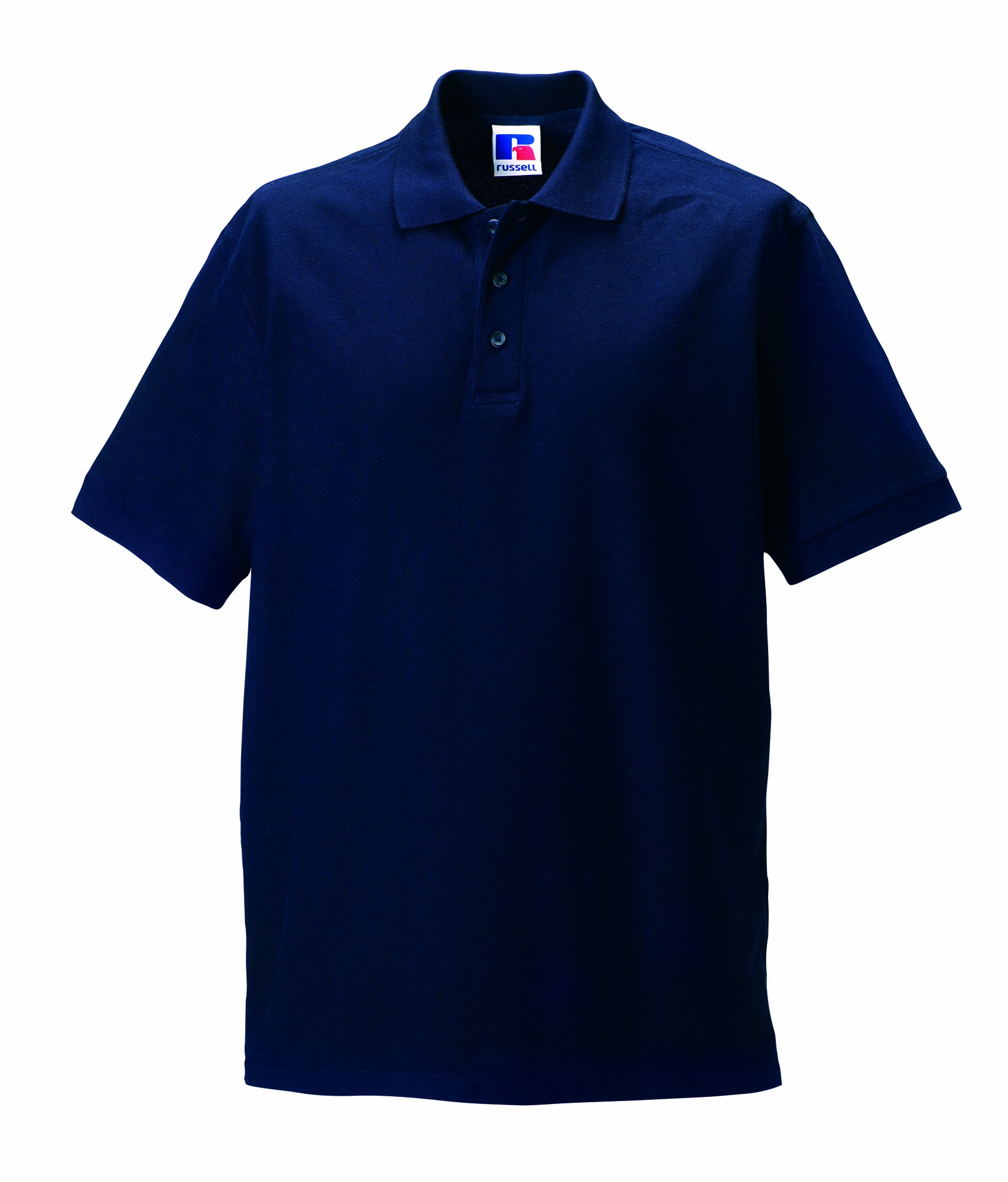 Jerzees Men's Navy Blue Russell Ultimate Cotton Pique Polo Shirt Navy 3XL