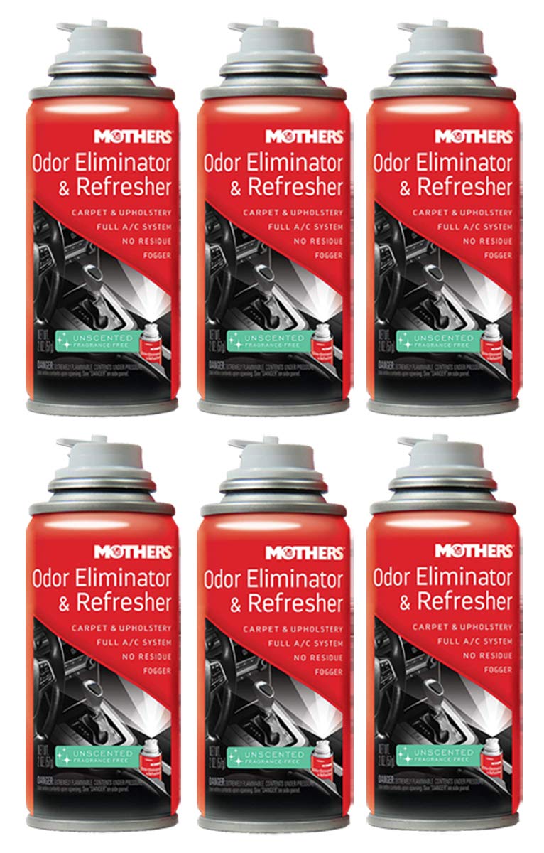 Mothers Odor Eliminator & Refresher, Unscented, 2 Oz, 6 Packs