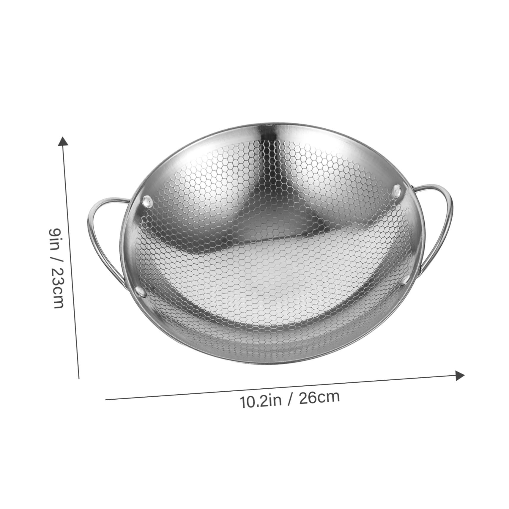 Cabilock 1 PC Stainless Steel Honeycomb Pot Non Stick Design for Outdoor Home Cooking Seafood Pot Compatible with Induction Gas Cookers Easy to Clean