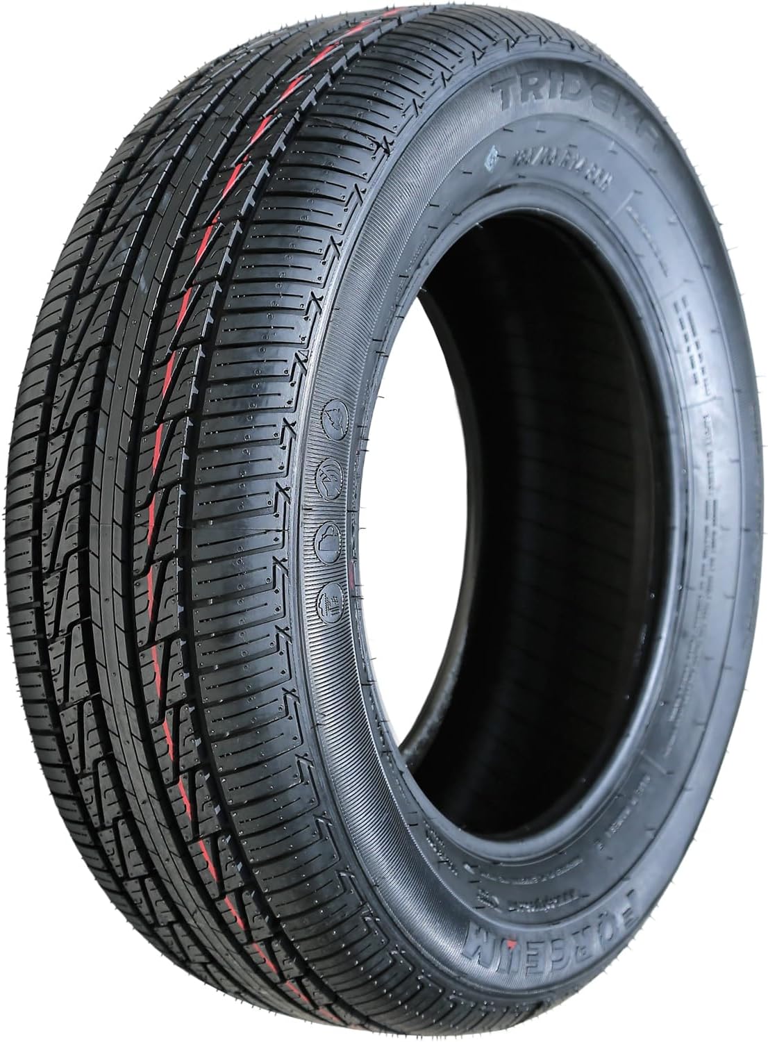 Forceum Trideka All-Season Passenger Car Touring Radial Tire-185/65R14 185/65/14 185/65-14 86H Load Range SL 4-Ply BSW Black Side Wall UTQG 400AA