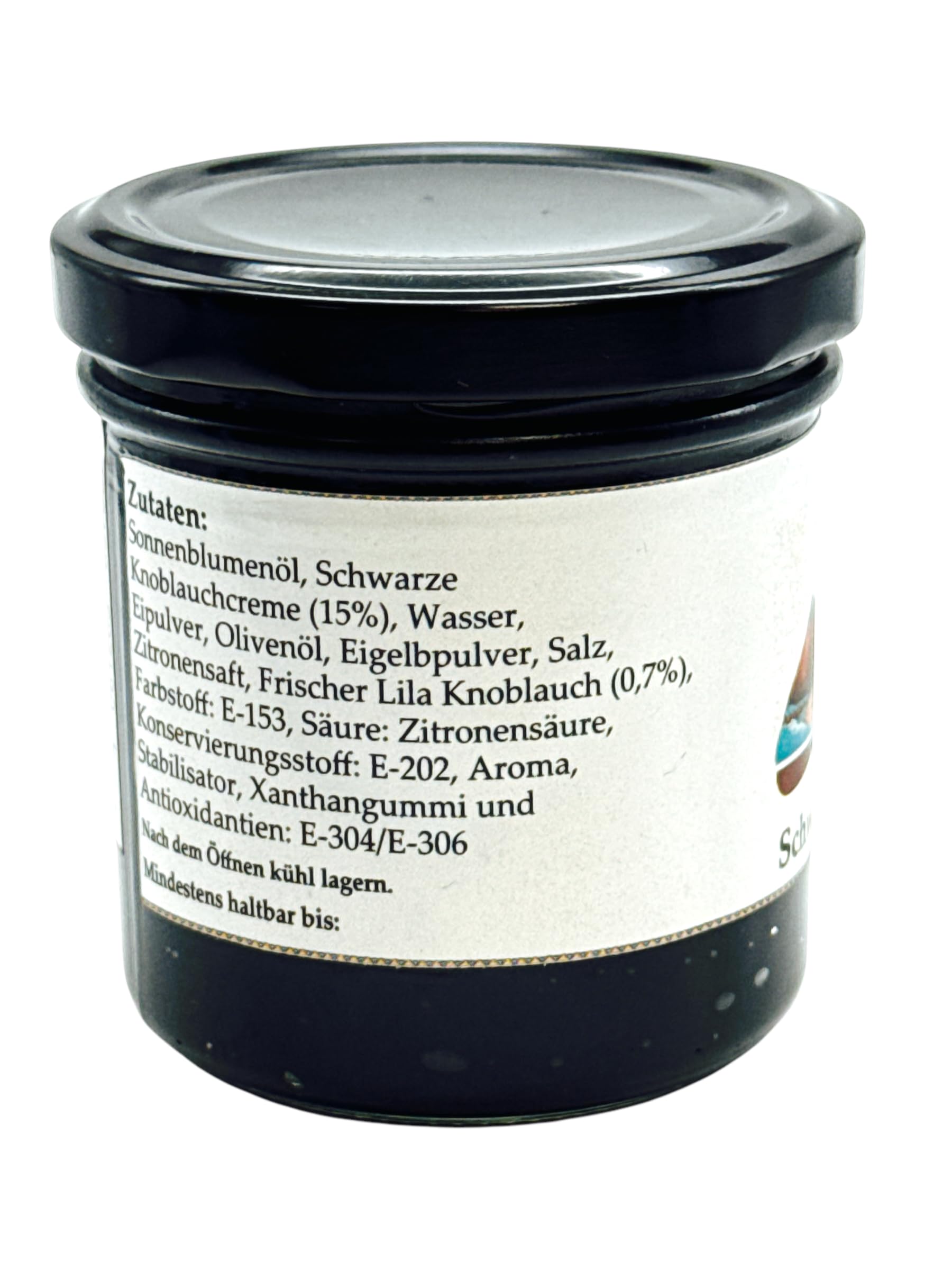Hymor Schwarzer Knoblauch Aioli - 4x 135g Glas - Cremige Knoblauch-Creme | spanischer Knoblauch-Dip | Perfekt als Dip, Brotaufstrich & zum Verfeinern von Gerichten