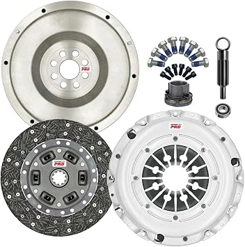 ClutchMaxPRO Performance Stage 1 Clutch Kit with Flywheel Compatible with BMW 2001-2003 E46 330i 330Ci 330Xi M54 CP03949HDFW-ST1