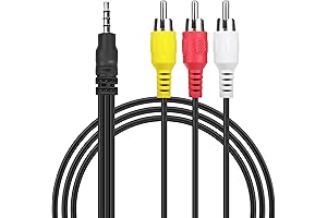 5FT RCA Cable Red White Yellow Video AV Cord for Western Digital...