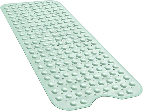 Miniatura 12 de YINENN Alfombrillas de seguridad para baño y ducha de 40x16 pulgadas, antideslizantes con ventosas para cabina de baño y piso de bañera, extra