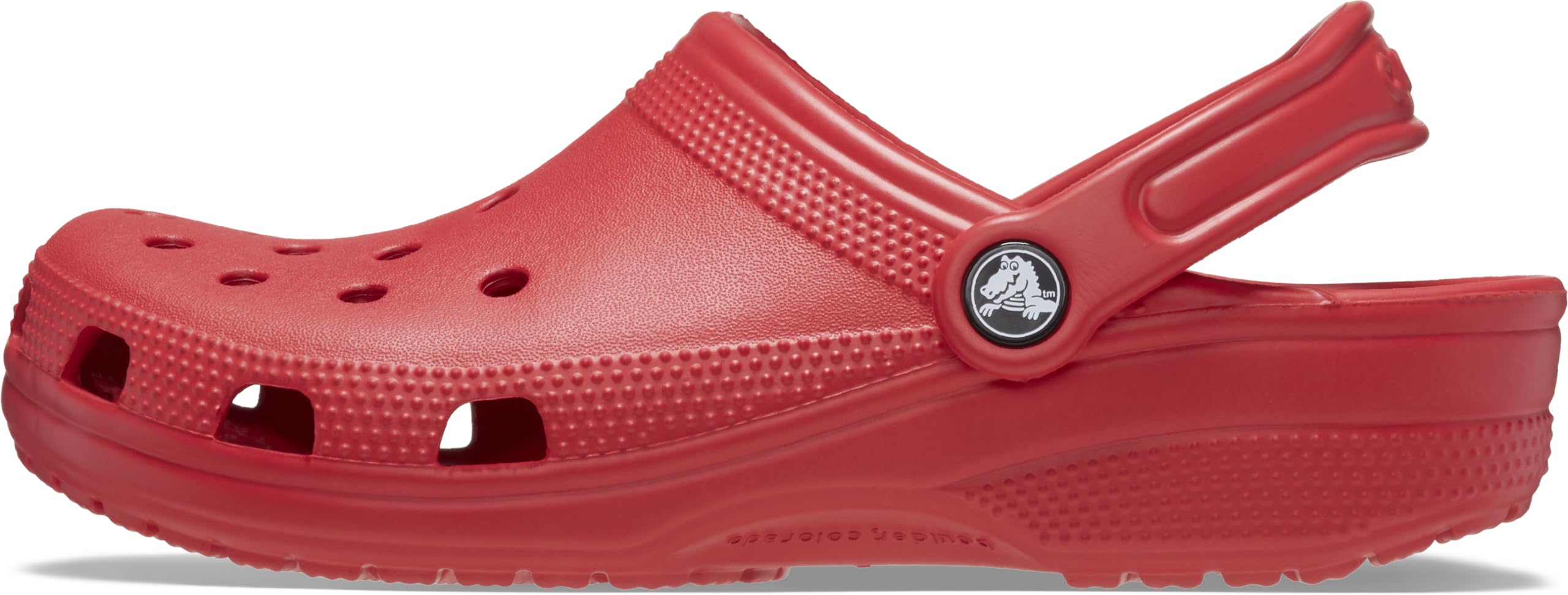 Crocs Classic Clogs (Best Sellers), Zuecos Unisex Adulto, Varsity Red, 43/44 EU