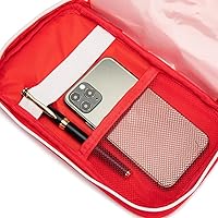 Vista 7 de Bolsa de primeros auxilios, bolsa vacía pequeña para botiquín de primeros auxilios, bolsa de rescate de viaje al aire libre, bolsa de primeros Mango