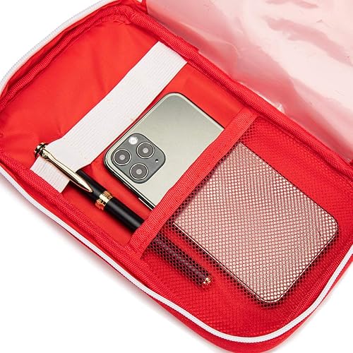 Miniatura 7 de Bolsa de primeros auxilios, bolsa vacía pequeña para botiquín de primeros auxilios, bolsa de rescate de viaje al aire libre, bolsa de primeros