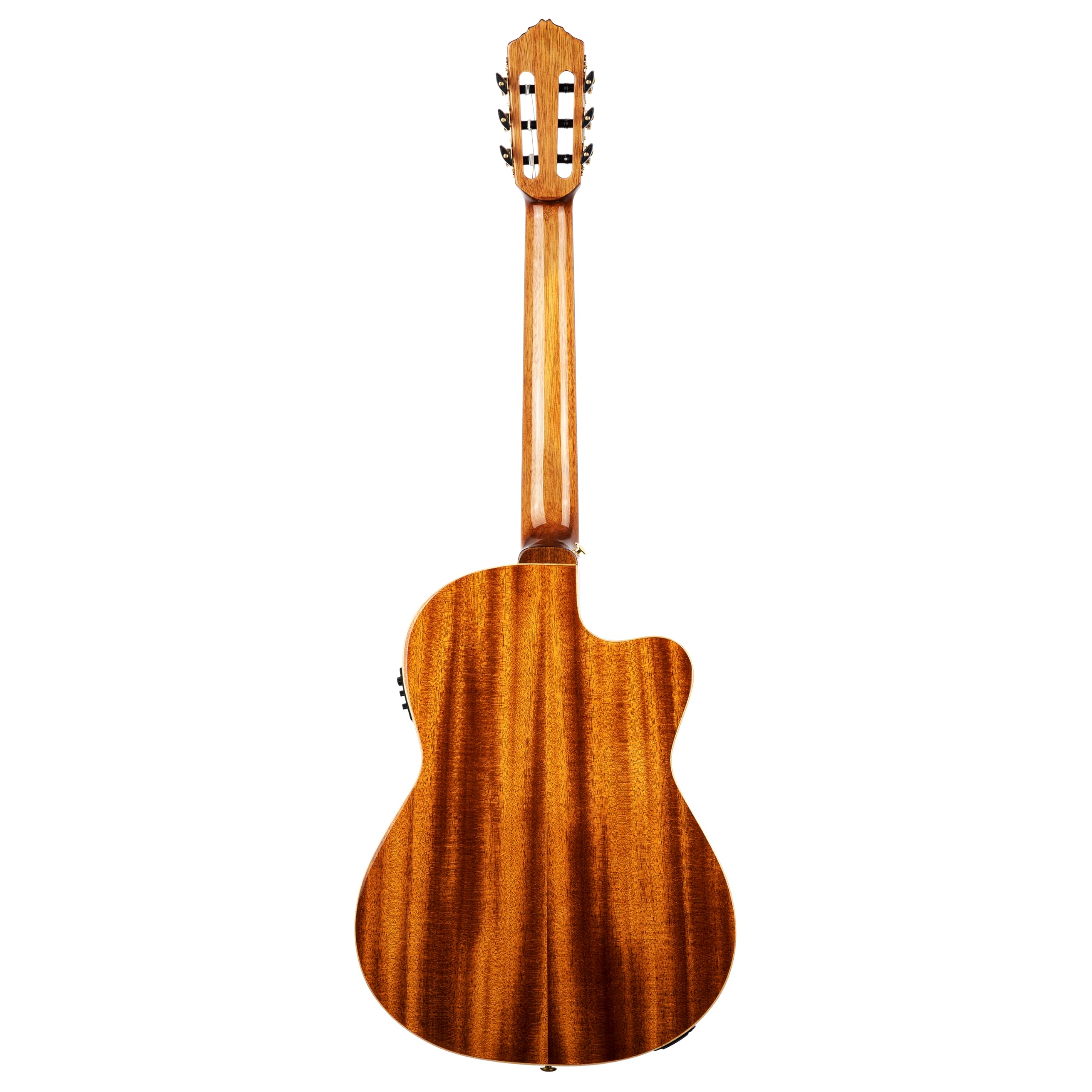 ORTEGA Performer Series RCE138-T4-L - Guitarra de concierto, 4/4, cuello estrecho, cuerpo fino, incluye funda, color natural