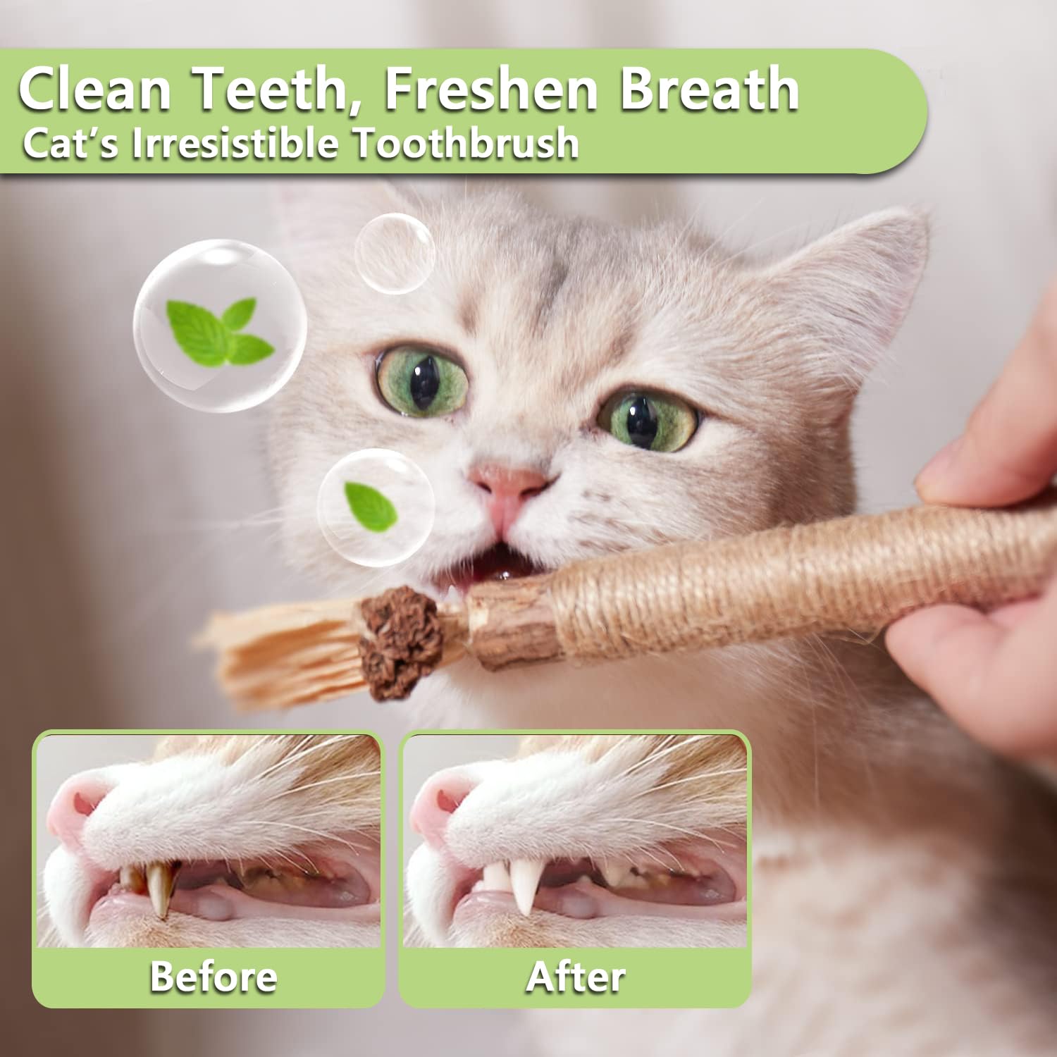 21PCS Catnip Toys for Cats Kitten Silvervine Sticks, Catnip Matatabi Sticks - Image 4