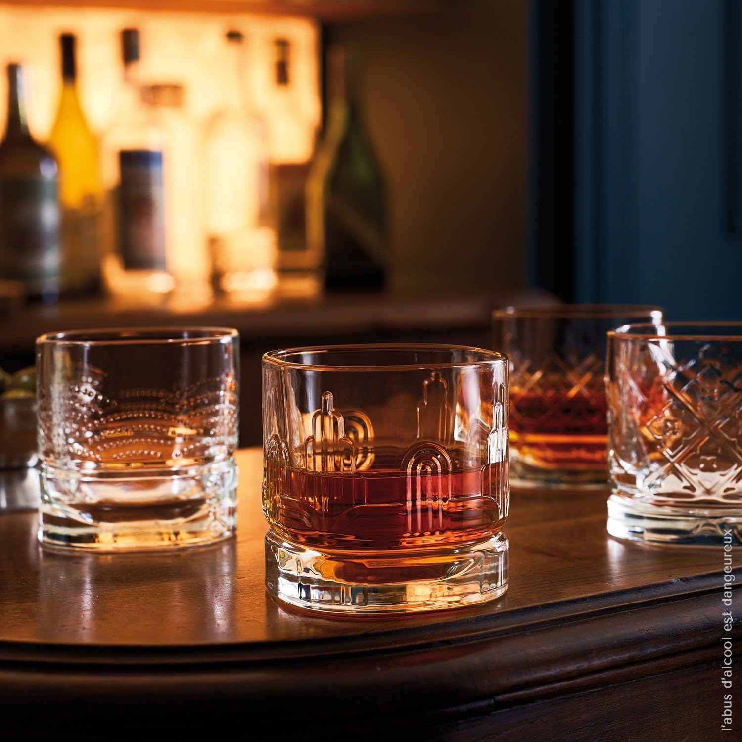 La Rochère Gobelets whisky X4 Dandy assortis