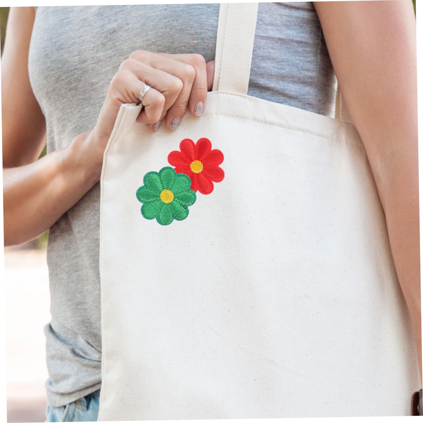 TEHAUX 144stücke Aufbügelbare Blumen-patches Bunte Applikationen Für Kleidung Hüte Taschen Jeans Handarbeit Mehrfarbige Stickerei Für Kreative Reparaturen Und Dekorationen