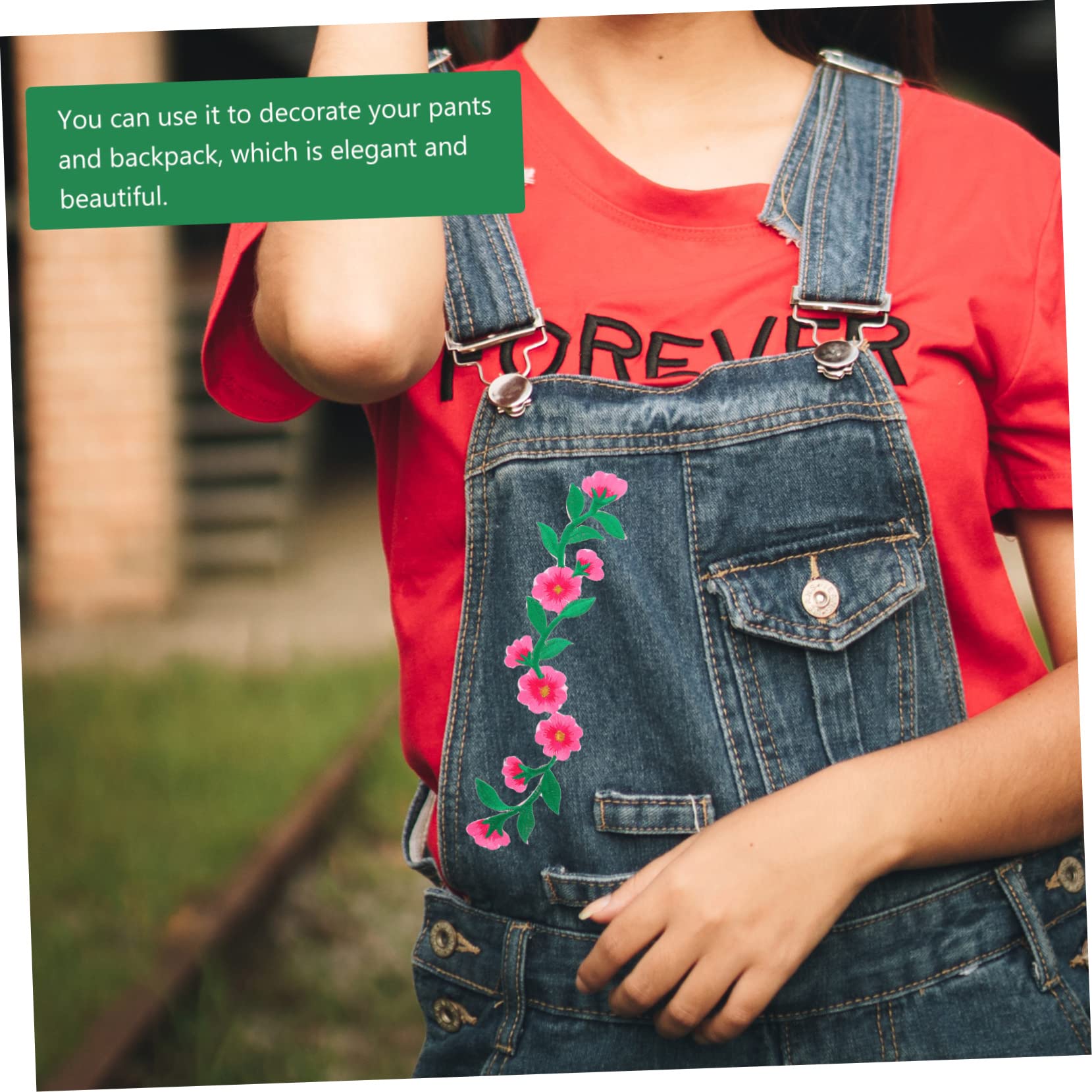 TEHAUX 30pezzi Patches Floreali Ricamati Termoadesivi Per Abbigliamento Jeans e Scarpe Decorazioni Eleganti Per Riparazioni e Personalizzazioni Fashion