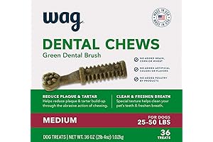 Wagz Dental Dog Treats: Freshen Breath, Clean Teeth