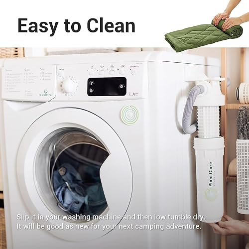 Miniatura 6 de KingCamp Funda de colchón de campamento para exteriores, funda para colchoneta para dormir, cálida y suave, antideslizante, adecuada para la mayoría