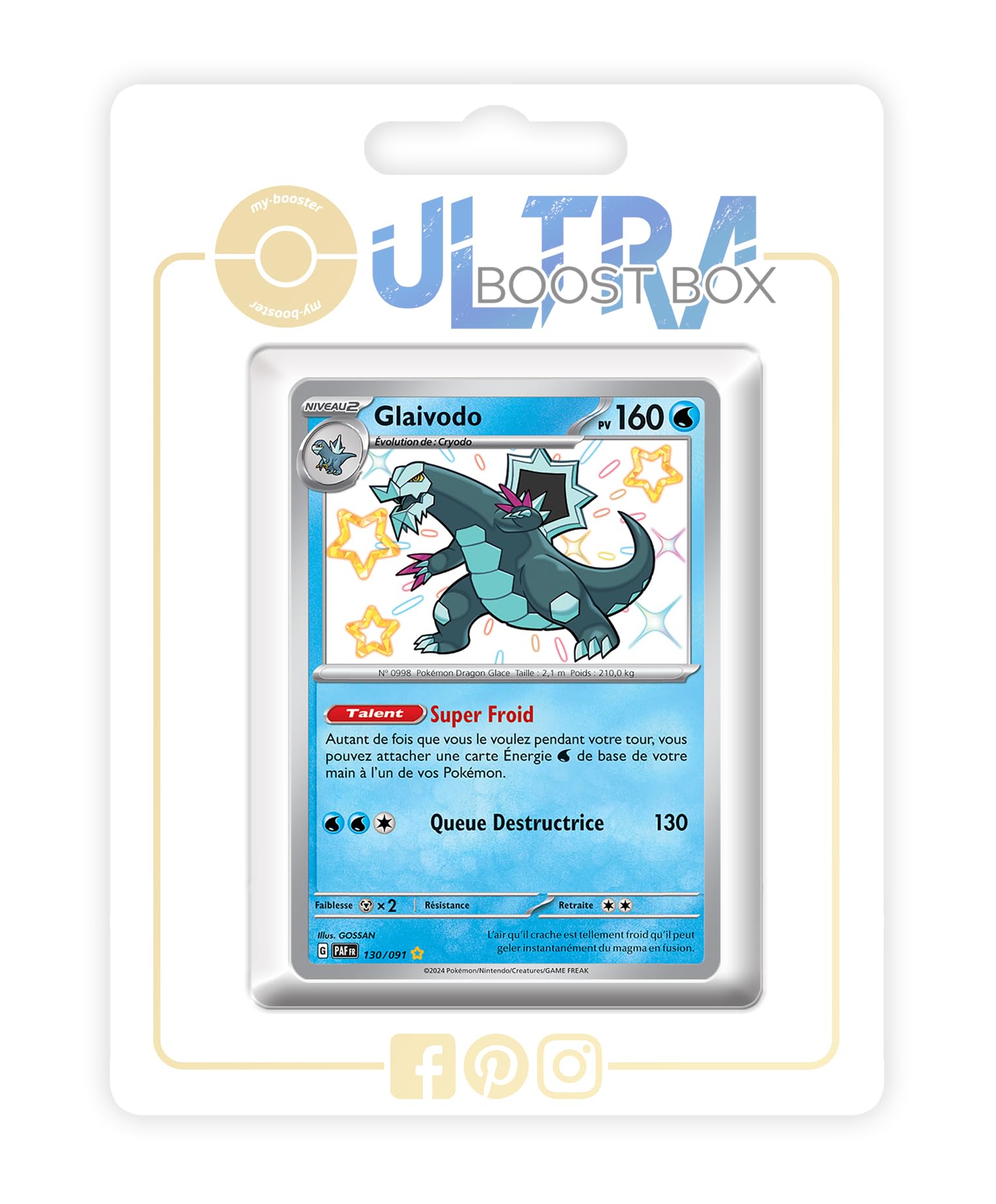 my-booster Pokémon Company SV045-FR24-UB-130, Multicolore