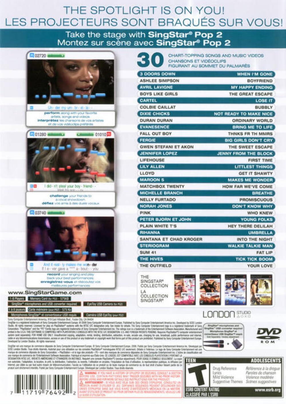 SingStar Pop Vol. 2 - PlayStation 2: Playstation 2: Video
