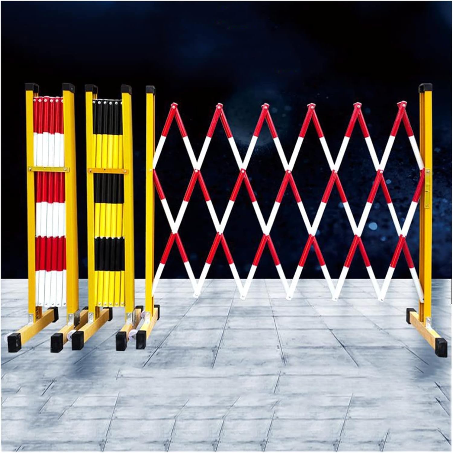 Barricata espandibile Le barriere retrattili (con rotelle) assicurano che tutte le aree pericolose o vietate siano transennate Recinzione stradale retrattile (Color : Rosso, Size : 1.2 * 4m)