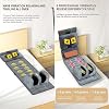 Multi-Functional Massage Mattress, Full Body Massage Mat with Heat, Full Body Massager for Neck and Back,Lumbar Calf Muscle Relaxation,Foldable Storage