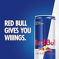 Vista 24 de Red Bull Energy Drink with 80mg Caffeine plus Taurine & B Vitamins, 8.4 Fl Oz, 2 Packs of 12 Cans (Pack of 24)