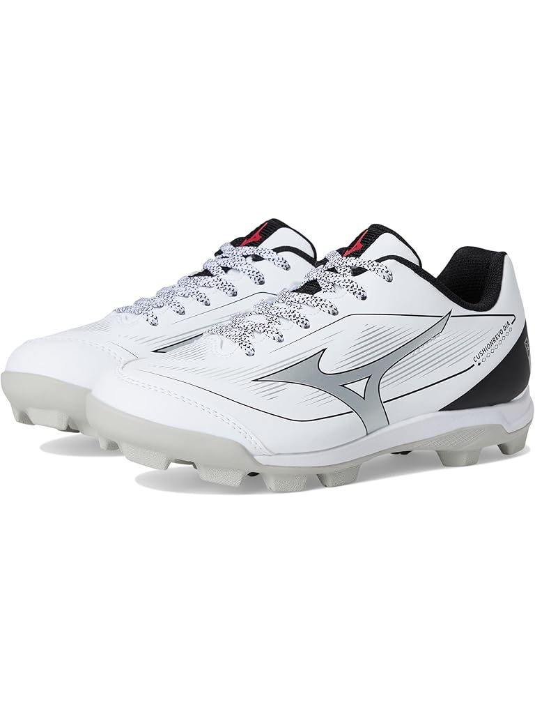 White Mizuno Cushionrevo Diamond Jr (Little Kid/Big Kid)