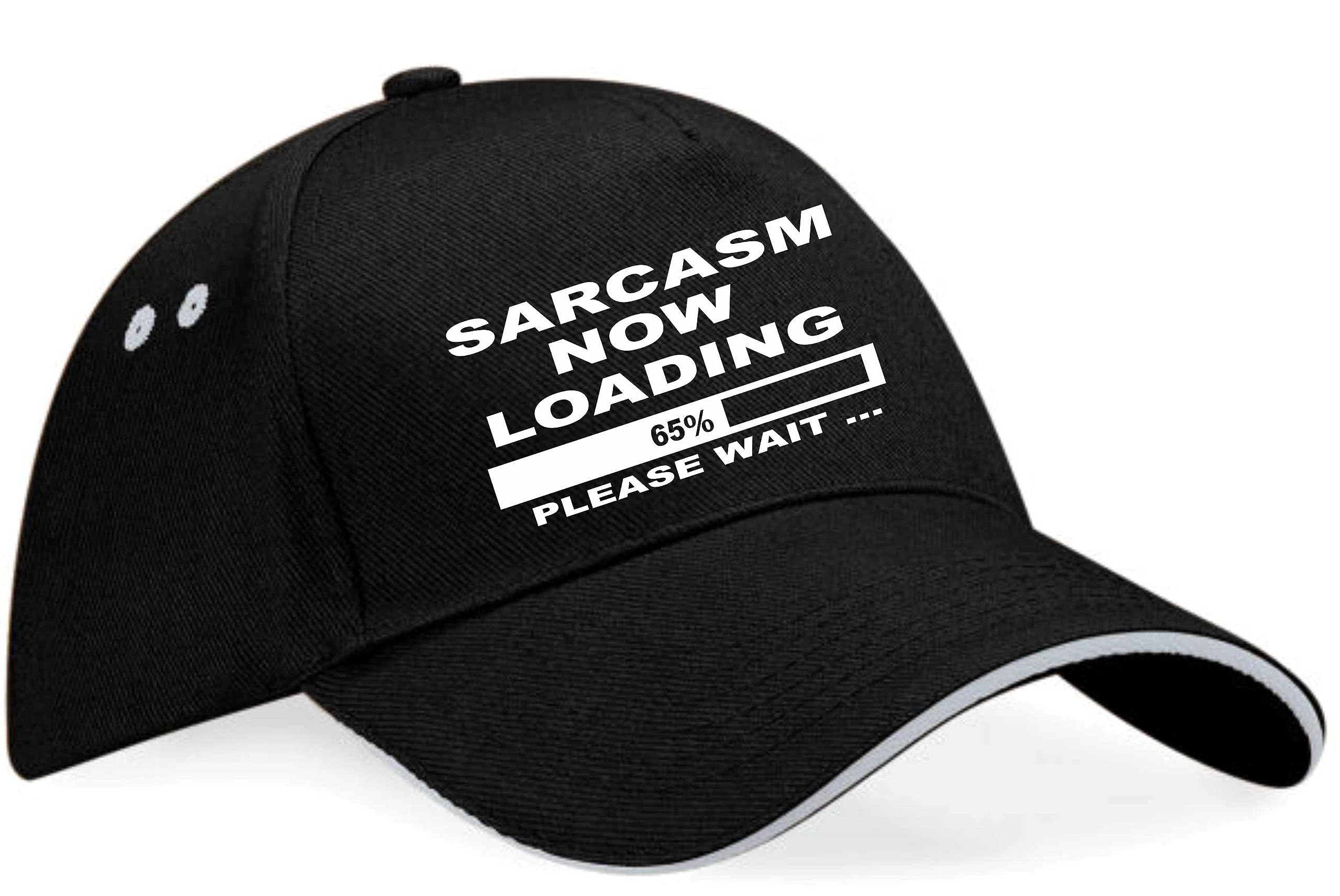 Print4U Sarcasm Loading Baseball Cap Funny Slogan Birthday Gift for Men & Women Black