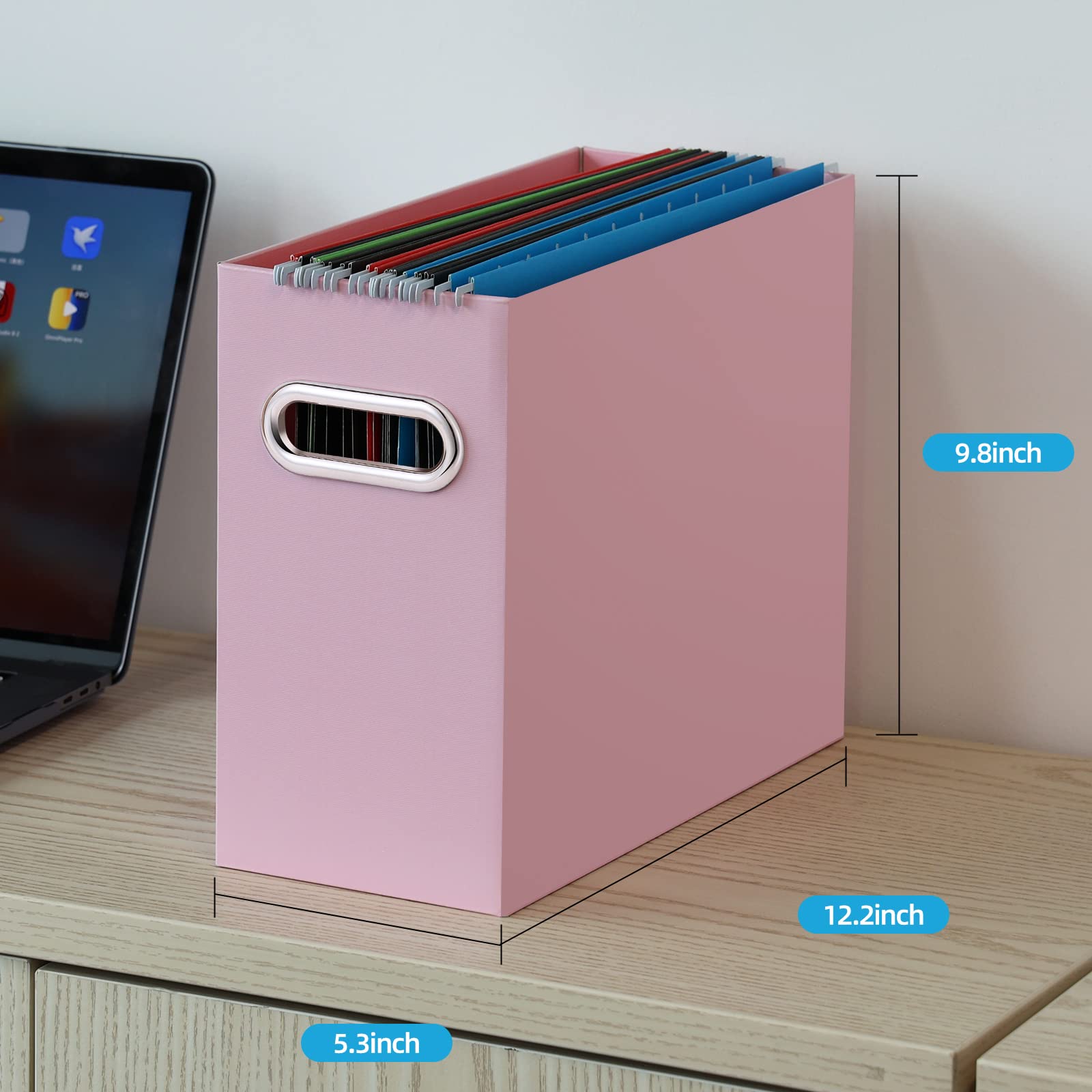 Snapklik.com : Oterri File Organizer, Small Storage Box, Cardboard File ...