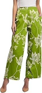 بنطلون فضفاض أنيق بتصميم مطبوع للنساء من دالي دريس، موديل DRWxx001593