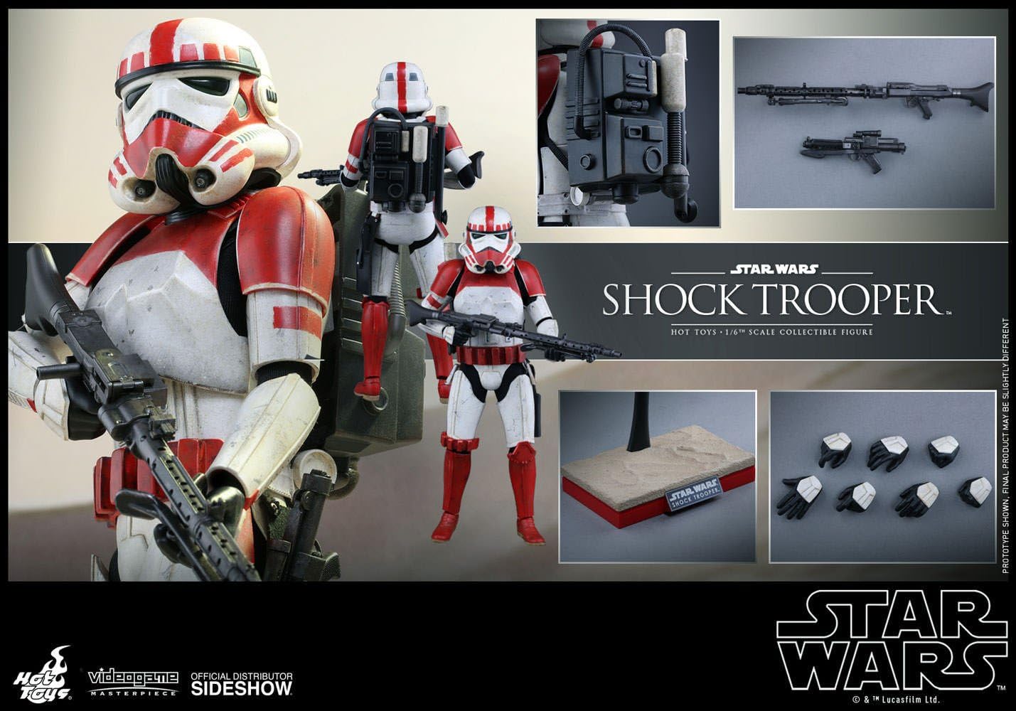 Star Wars Battlefront Shock Trooper 1:6 Scale Collectible Figure