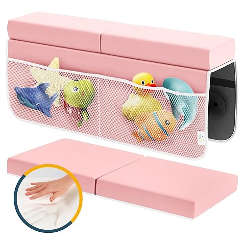 Miniatura 8 de Juego de almohadillas de espuma viscoelástica para rodillas y coderas, 2 pulgadas de grosor, resistente al agua, cojín esencial para el baño del