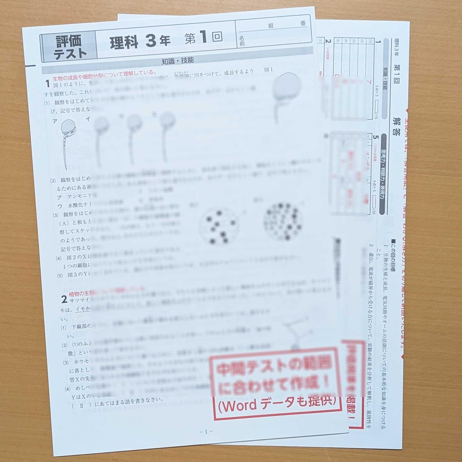 Amazon.co.jp: 2026年度版「確認から発展へ 理科3年 東京書籍版【教師 
