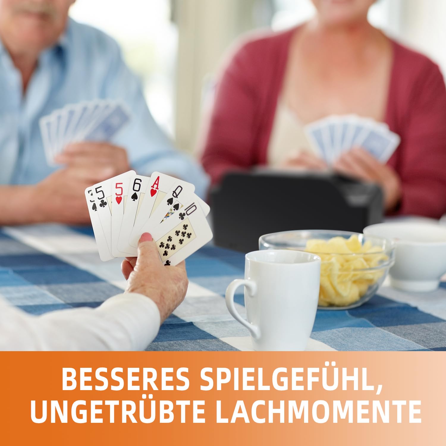 Geräuscharmer und wiederaufladbarer Kartenmischer für 2 Kartensätze, 2000 mAh, automatischer elektrischer Mischer für Kartenspiele, Texas Hold'em, Poker, Heimkartenspiele, Blackjack