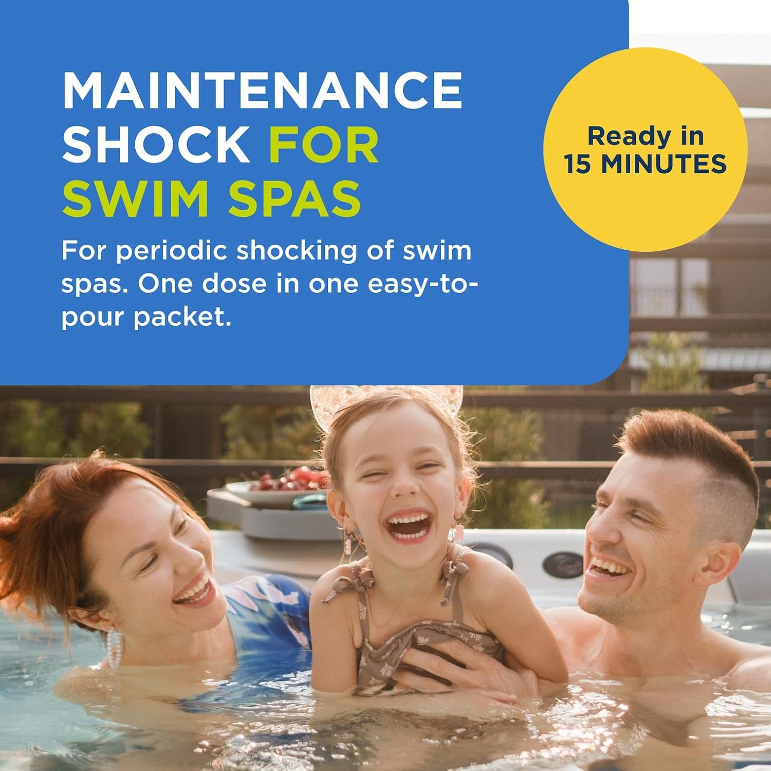FROG Maintain for Swim Spas - Non-Chlorine Shock for Use With @Ease Floating System - Single Dose Packets for Easy Spa Maintenance & Treatment - 2 Pack - Image 2