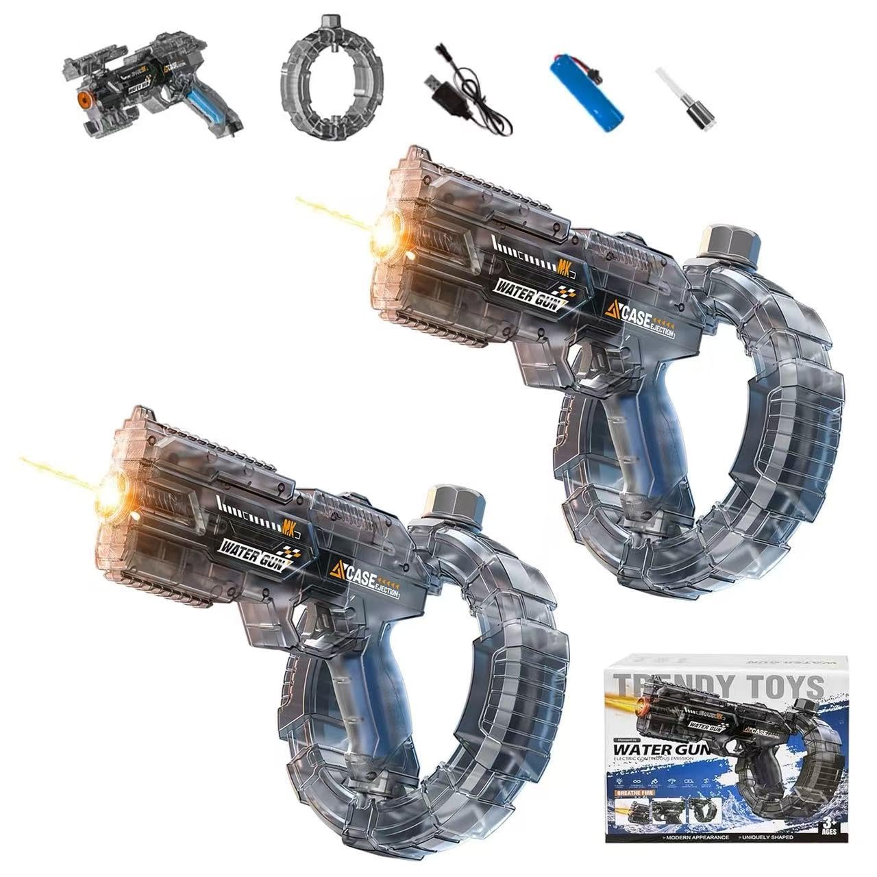Splashy Gun, Electric Water Gun, Electric Water Gun for Adults, Automatic Water Blaster High-Power Rechargeable Water Pistol with Long Shooting Range for Outdoor Summer Pool Beach Party