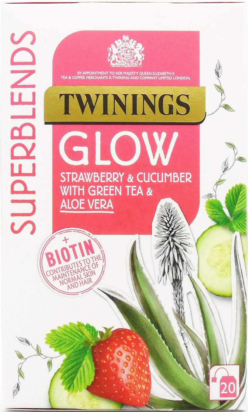 Twinings Superblends Glow 20 Single Tea Bags 40g Amazon.co.uk Grocery
