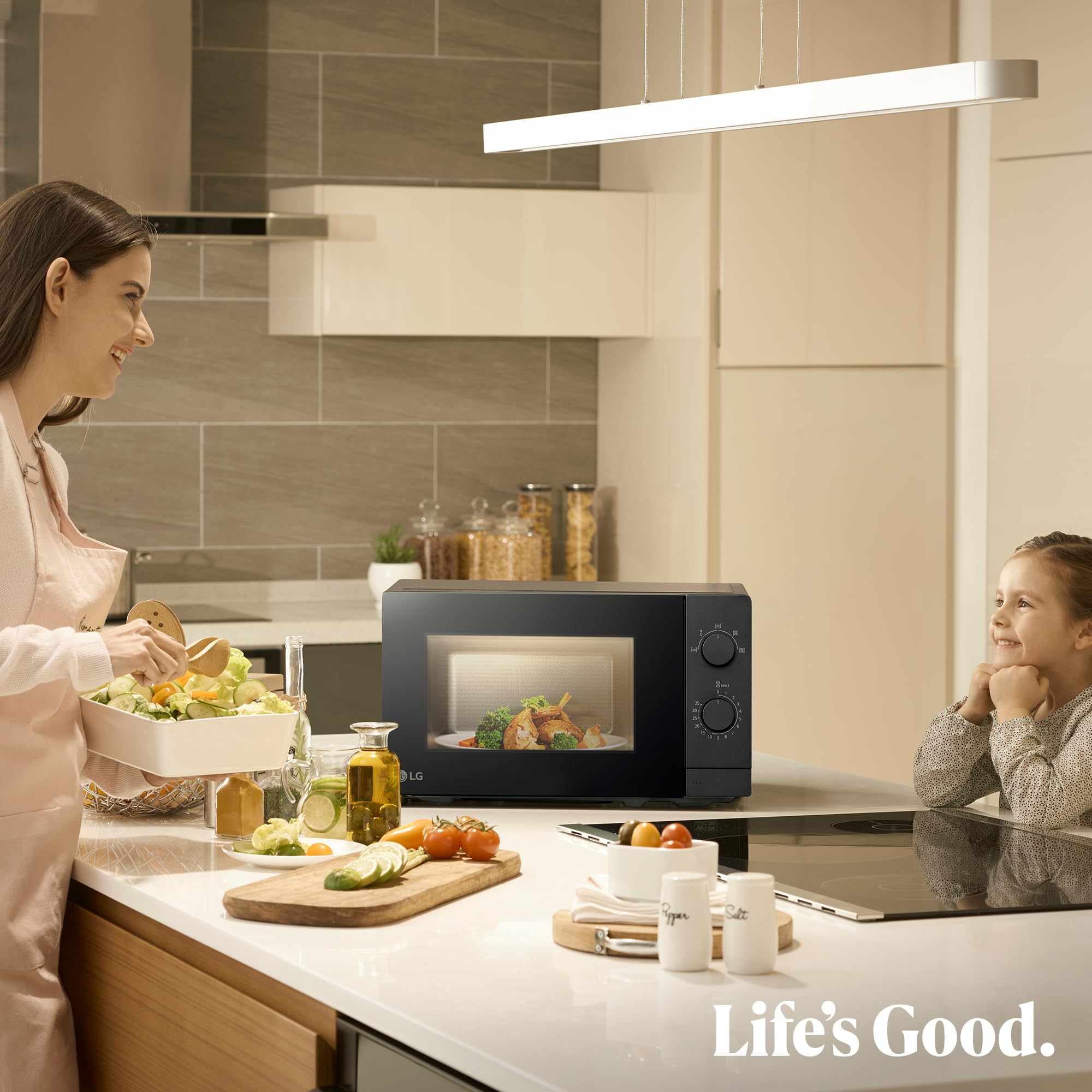 Micro-ondas LG 20L 700W Preto - MS2082F