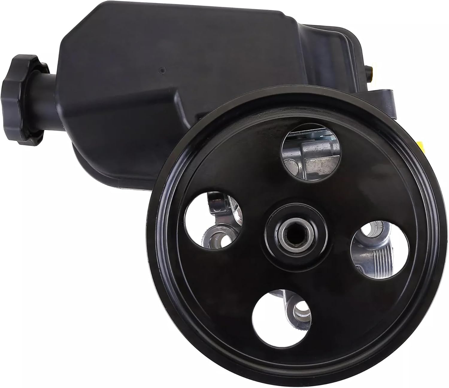 Power Steering Pump with Pulley Reservoir Compatible with Dodge Dakota 2005-2007 Replace 52855186AH, 52855186AE