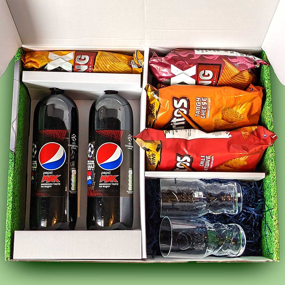 Doritos Walkers Crisps & Pepsi Max Football Drinks & Snacks Box